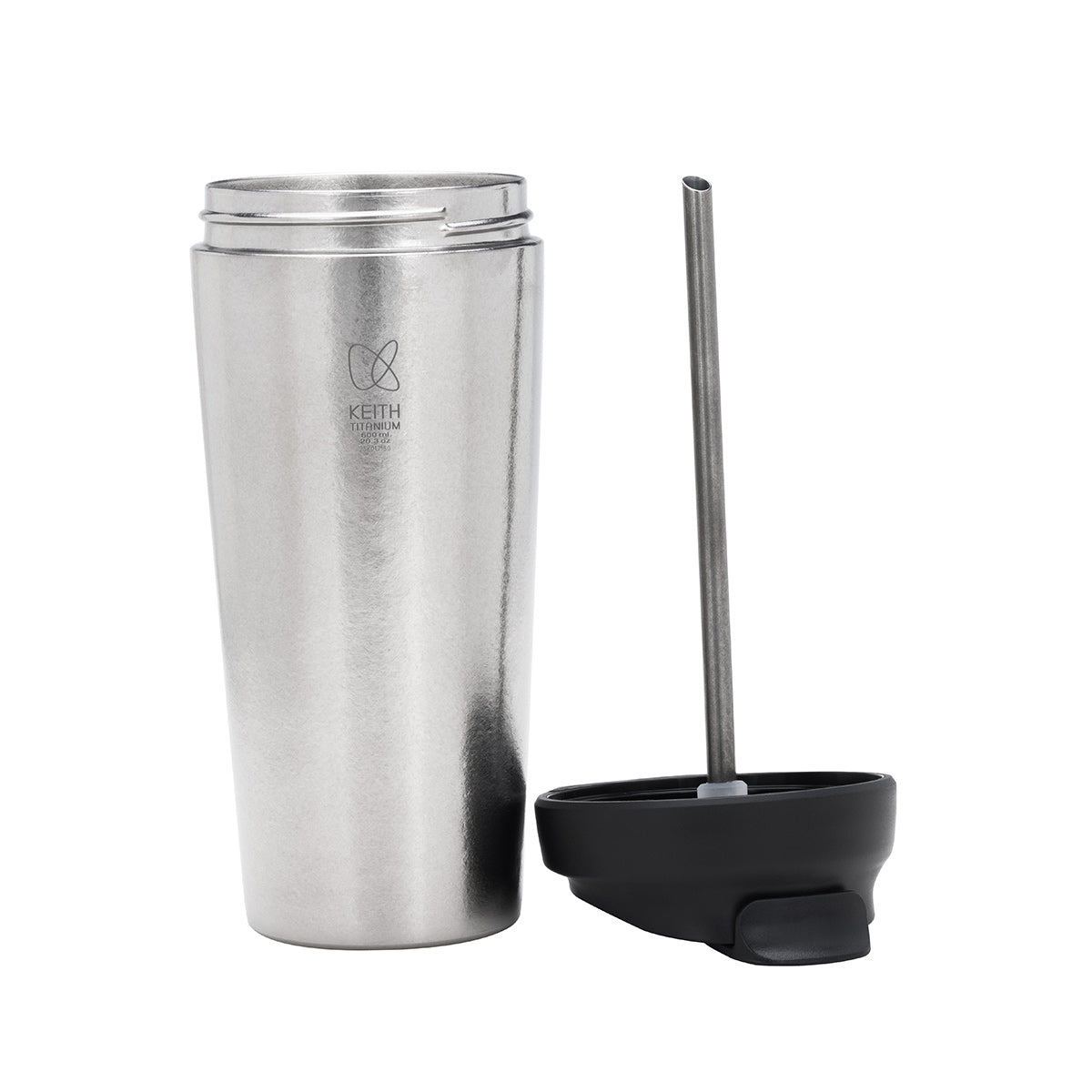 600ml Pure Titanium Insulated Travel Mug