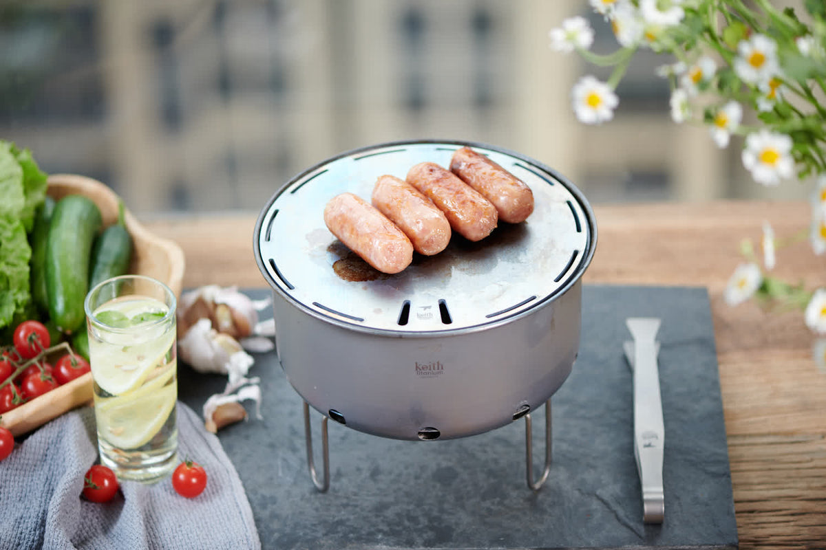 Brændeovn og titaniumgrill