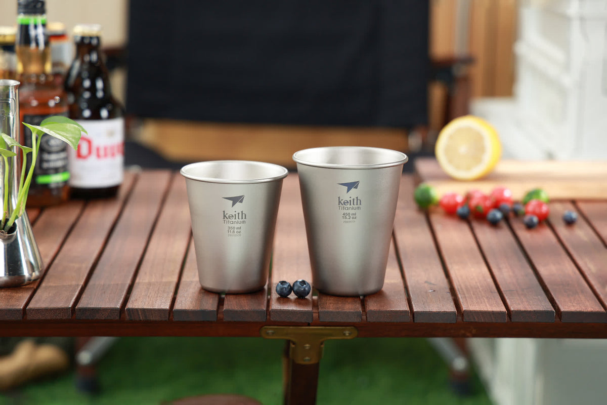 Verres à Bière en Titane