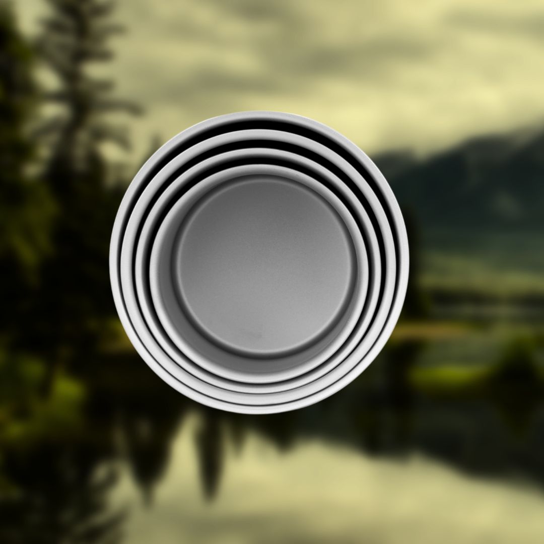 Titan -Becher -Set
