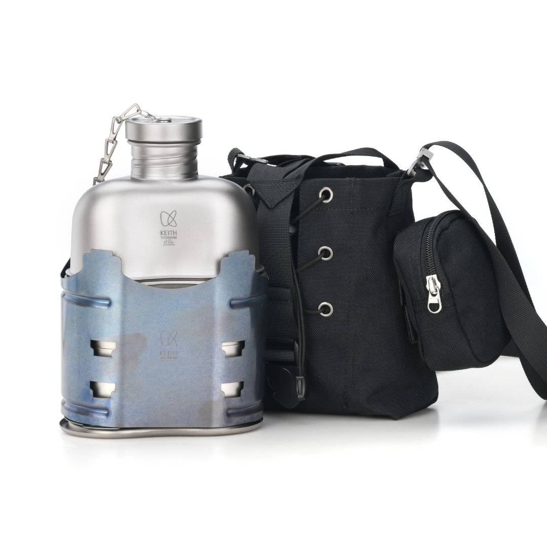 Kit de cantimplora Pro Titanium - 4 en 1