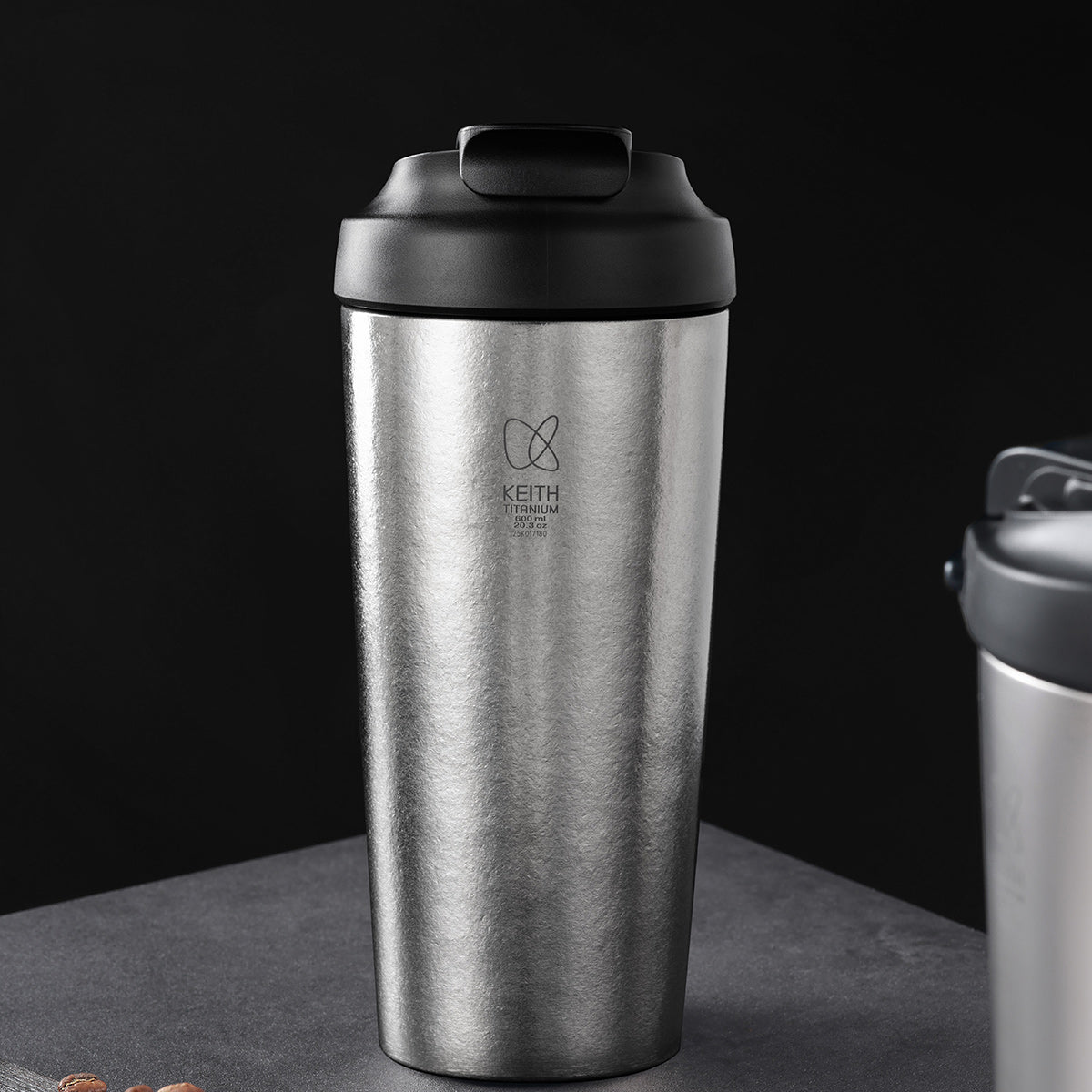 600ml Pure Titanium Insulated Travel Mug