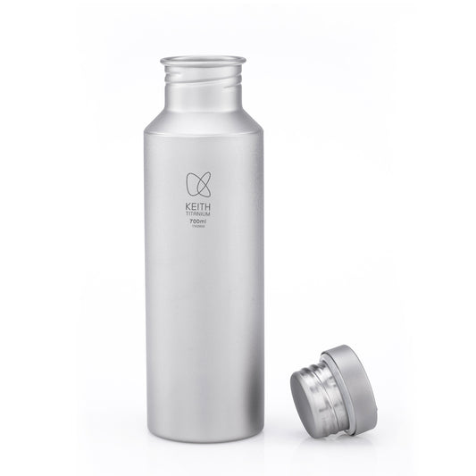 Botellas de agua deportivas de titanio