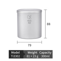 Titanium isotermiske krus