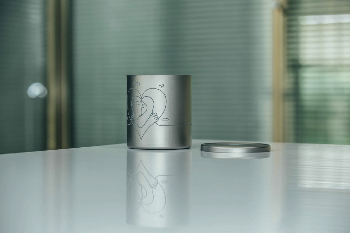 Titan -Becher -Set