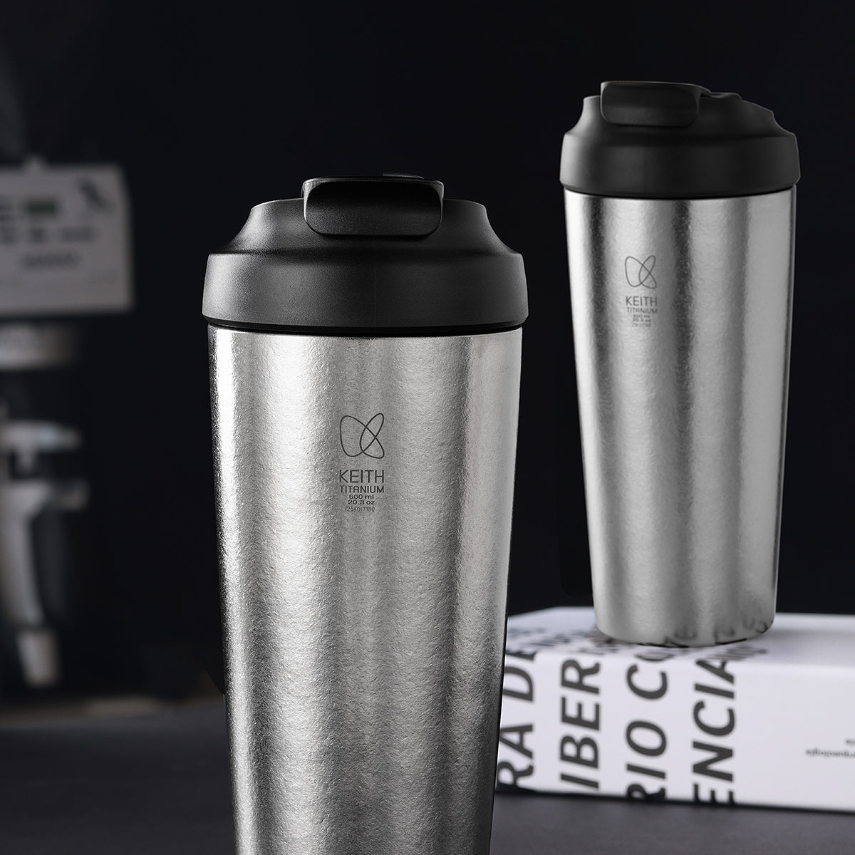 600ml Pure Titanium Insulated Travel Mug