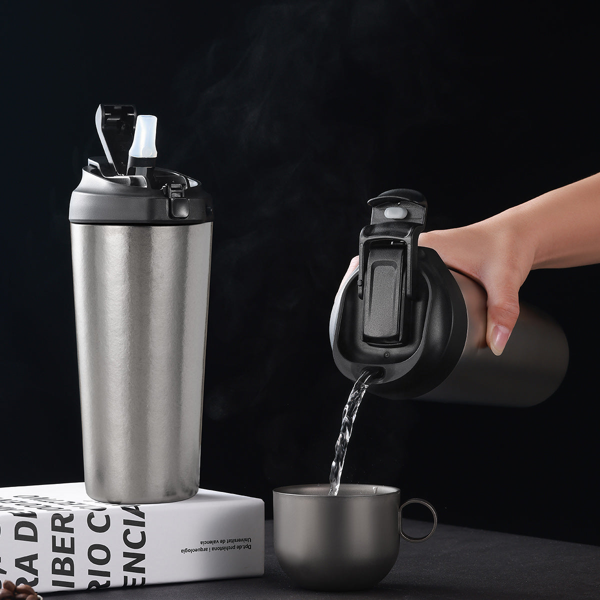 600ml Pure Titanium Insulated Travel Mug