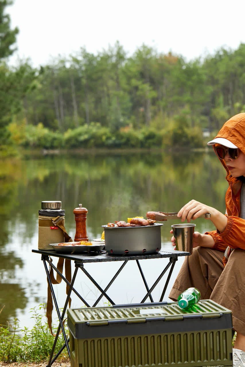 Brændeovn og titaniumgrill