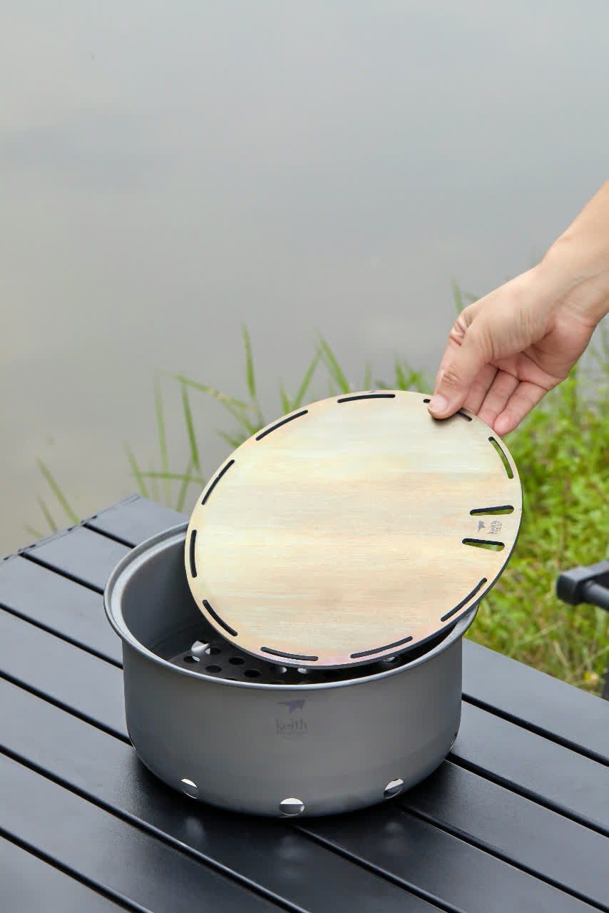Brændeovn og titaniumgrill