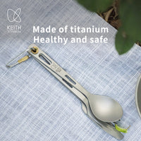 Couverts de Camp en Titane