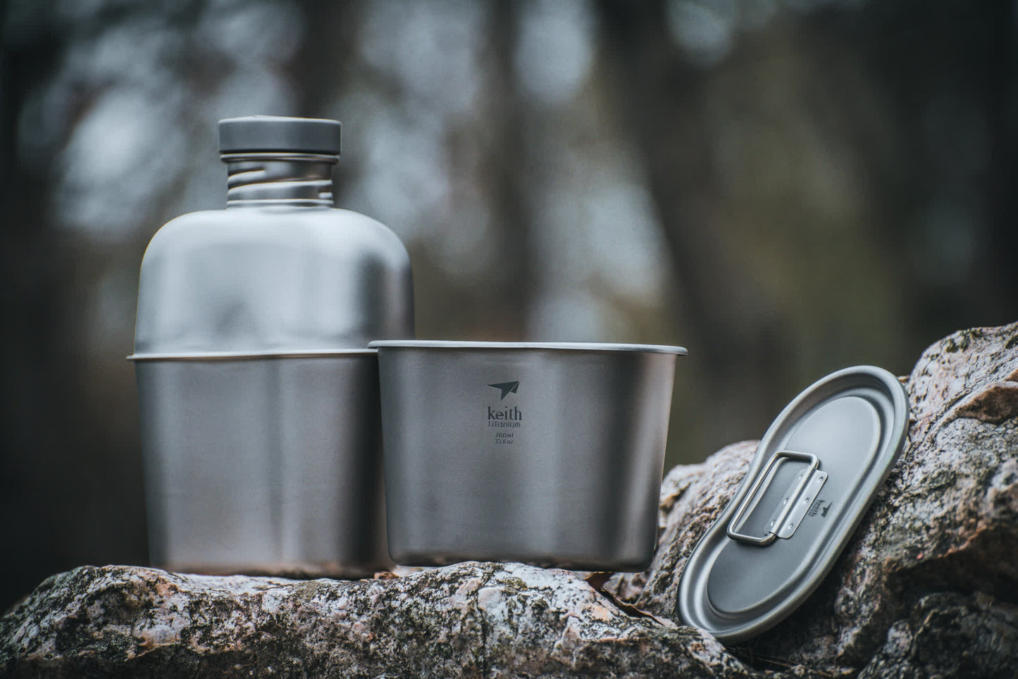 Titanium Cantine Mess Kit
