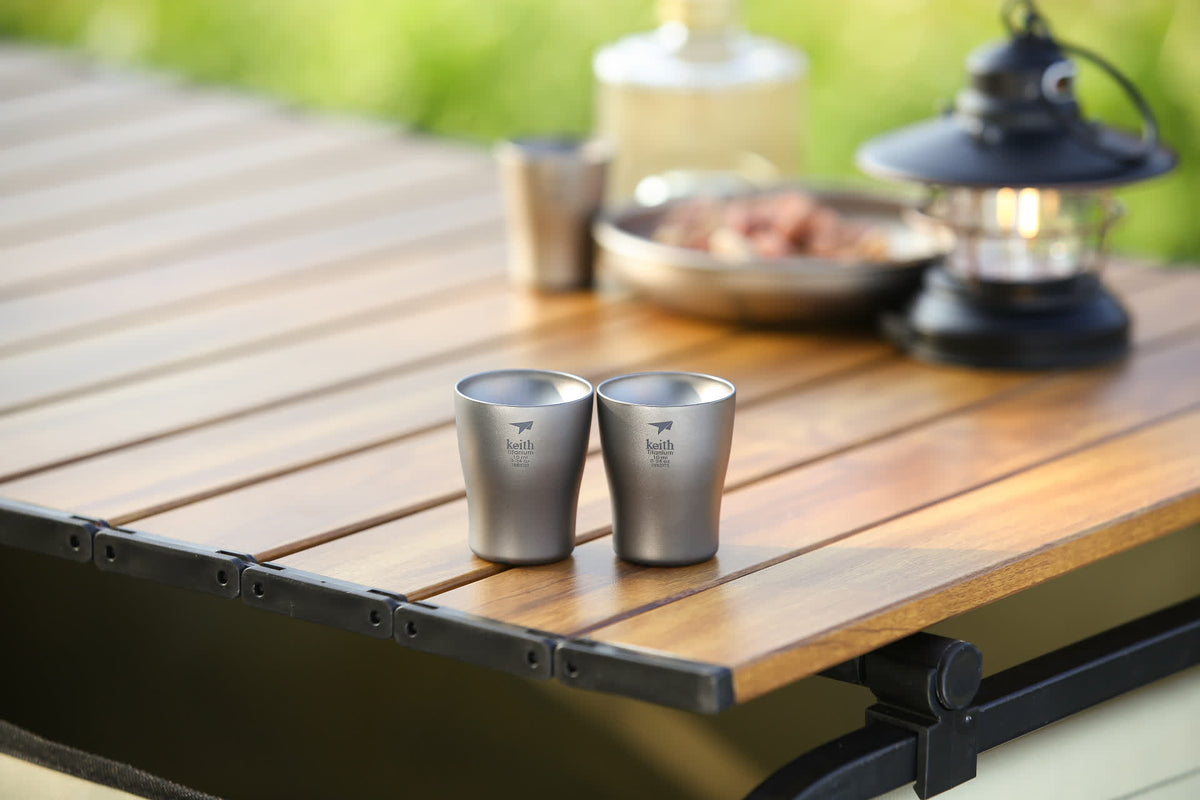 Set de 2 Verres à Shot en Titane