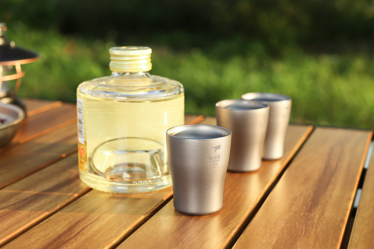 Set de 2 Verres à Shot en Titane
