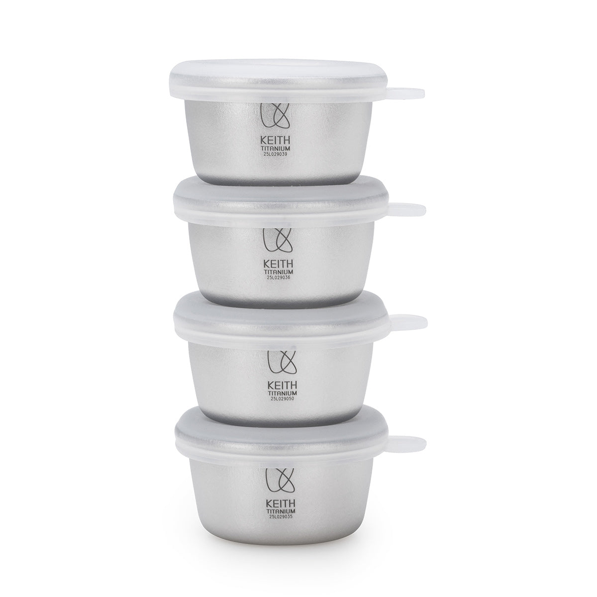 Ti1161 Titanium mini container 2026 new item （ 4pieces）