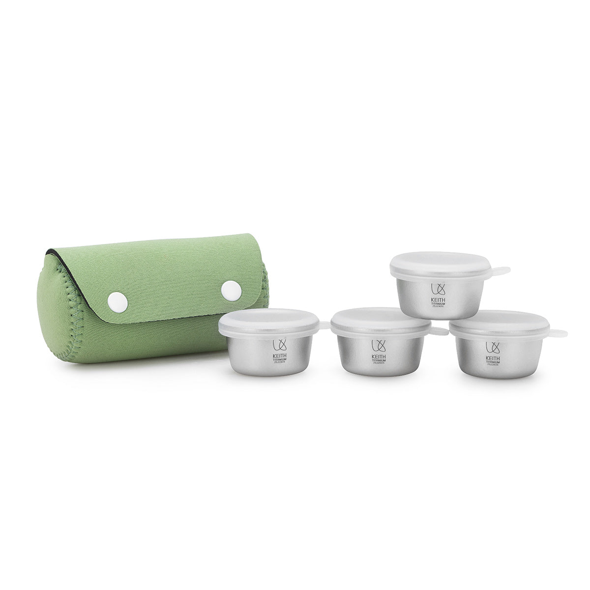 Ti1161 Titanium mini container 2026 new item （ 4pieces）
