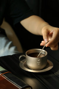 Kit de café de titânio