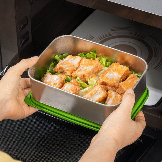 Recipiente de titanio para almacenar alimentos de 800 ml