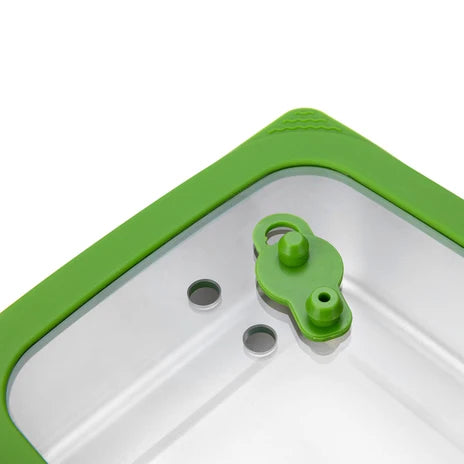 Couvercle en verre trempé et joint en silicone de qualité alimentaire
