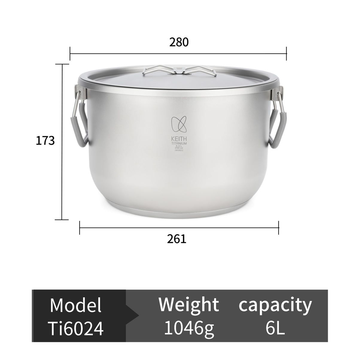 Titanium saucepans