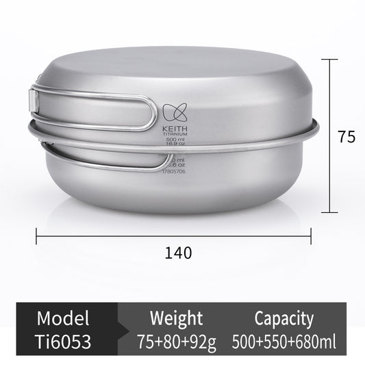 Kits de Cuisson en Titane