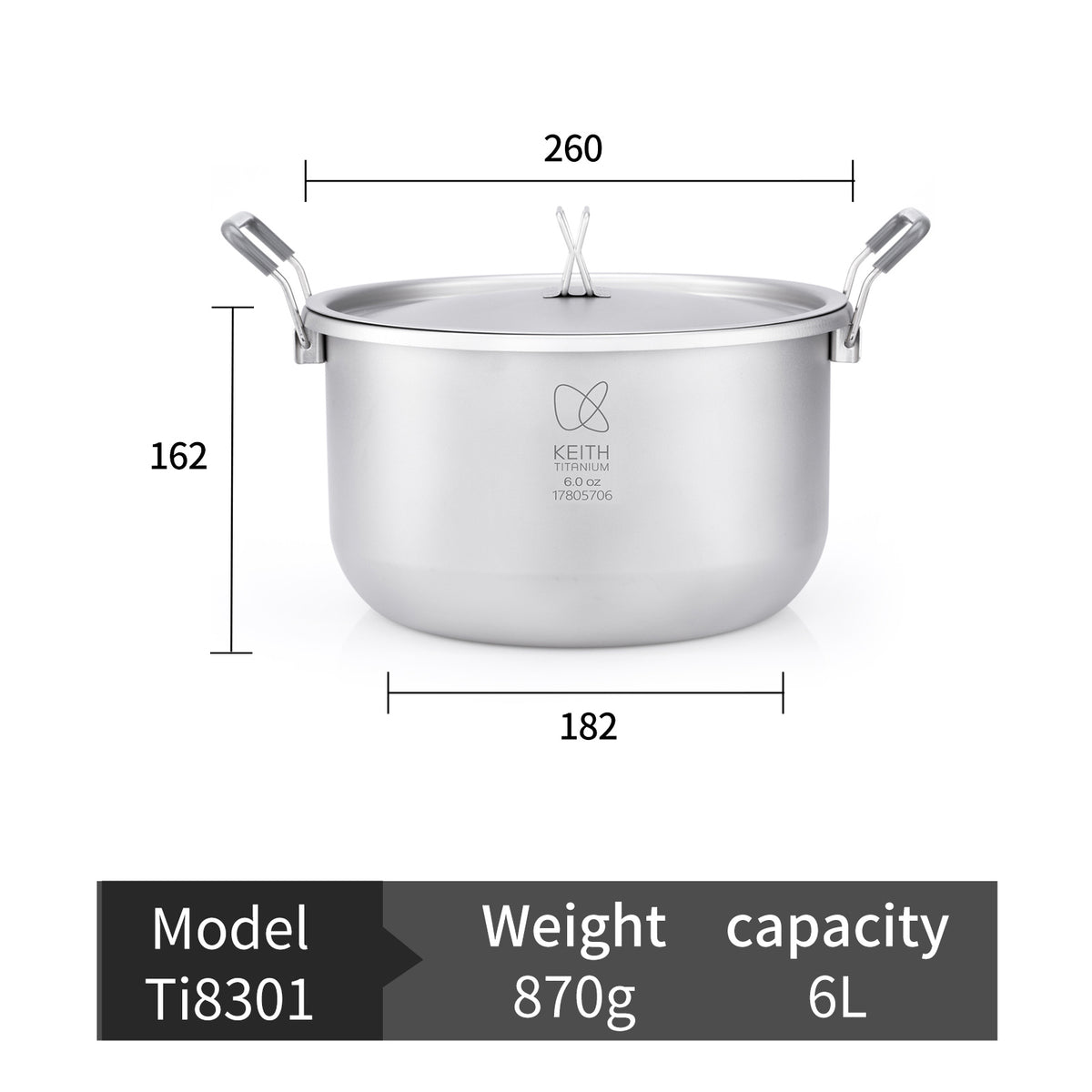 Titanium saucepans